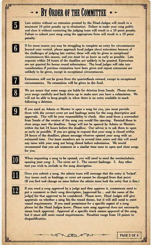 Rules And Conduct 2